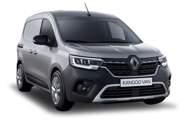 Vue latérale du fourgon RENAULT KANGOO III - 2021 – modèle utilitaire gris aménageable